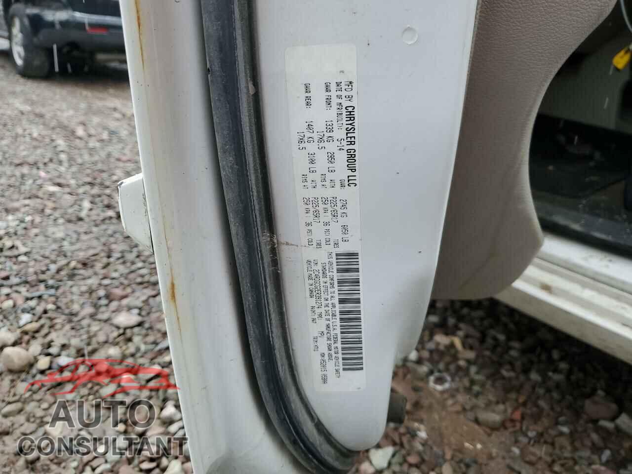 DODGE CARAVAN 2014 - 2C4RDGCG2ER391274