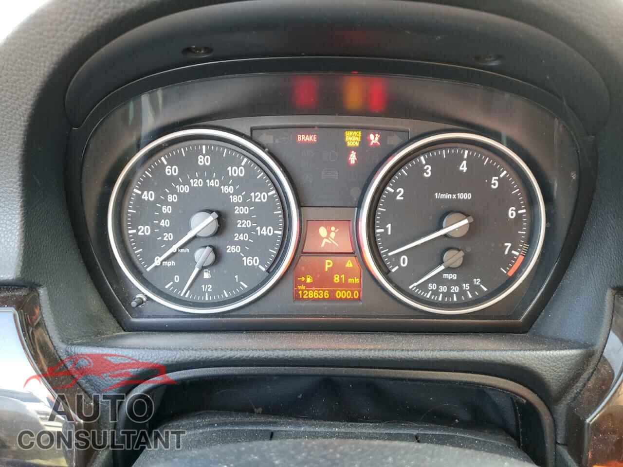 BMW 3 SERIES 2011 - WBAPH5G52BNM76372
