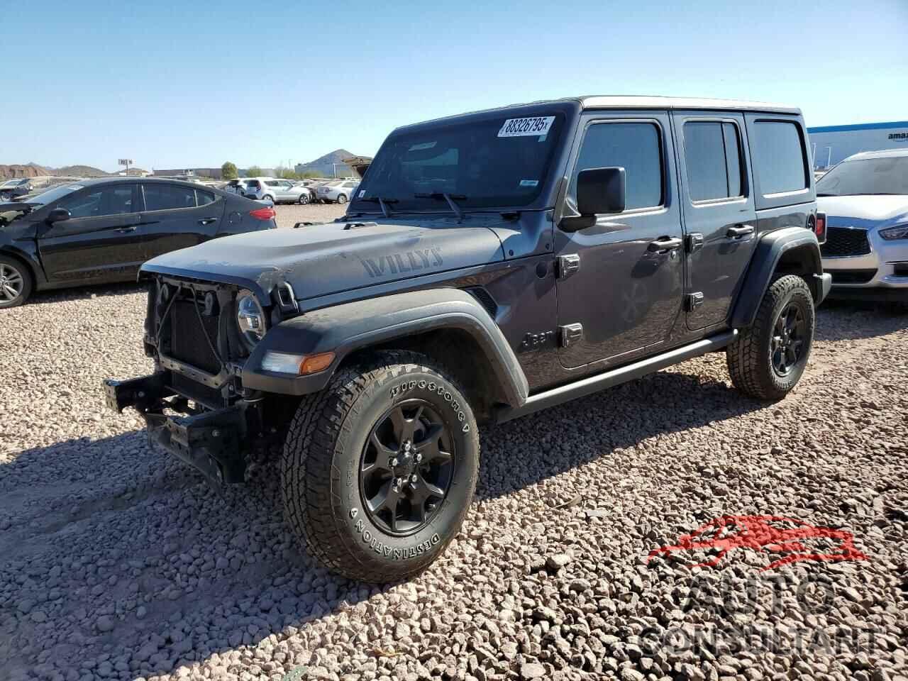 JEEP WRANGLER 2021 - 1C4HJXDN8MW590711