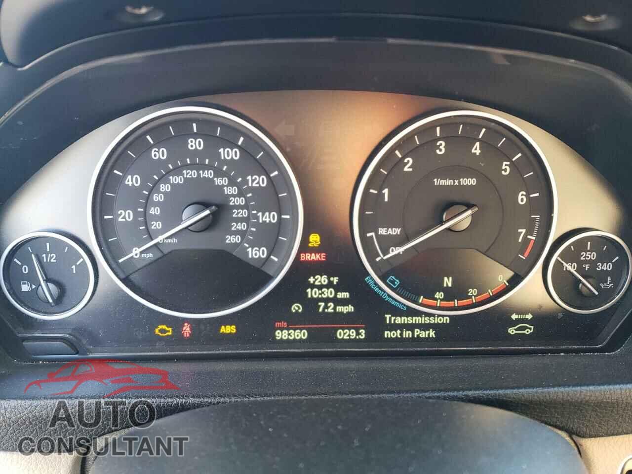 BMW 3 SERIES 2013 - WBA3B5C55DF595536