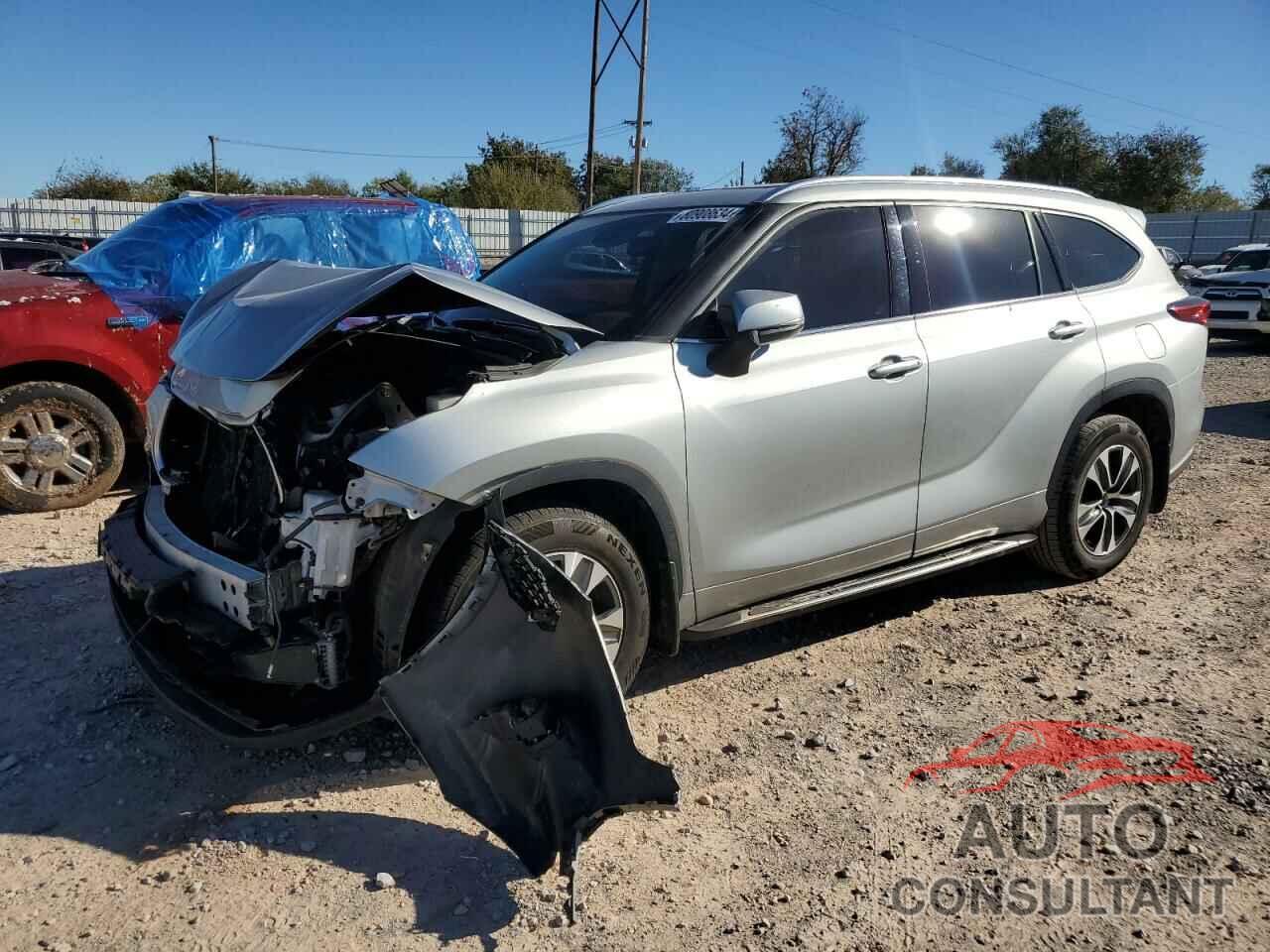 TOYOTA HIGHLANDER 2021 - 5TDGZRAH0MS056018