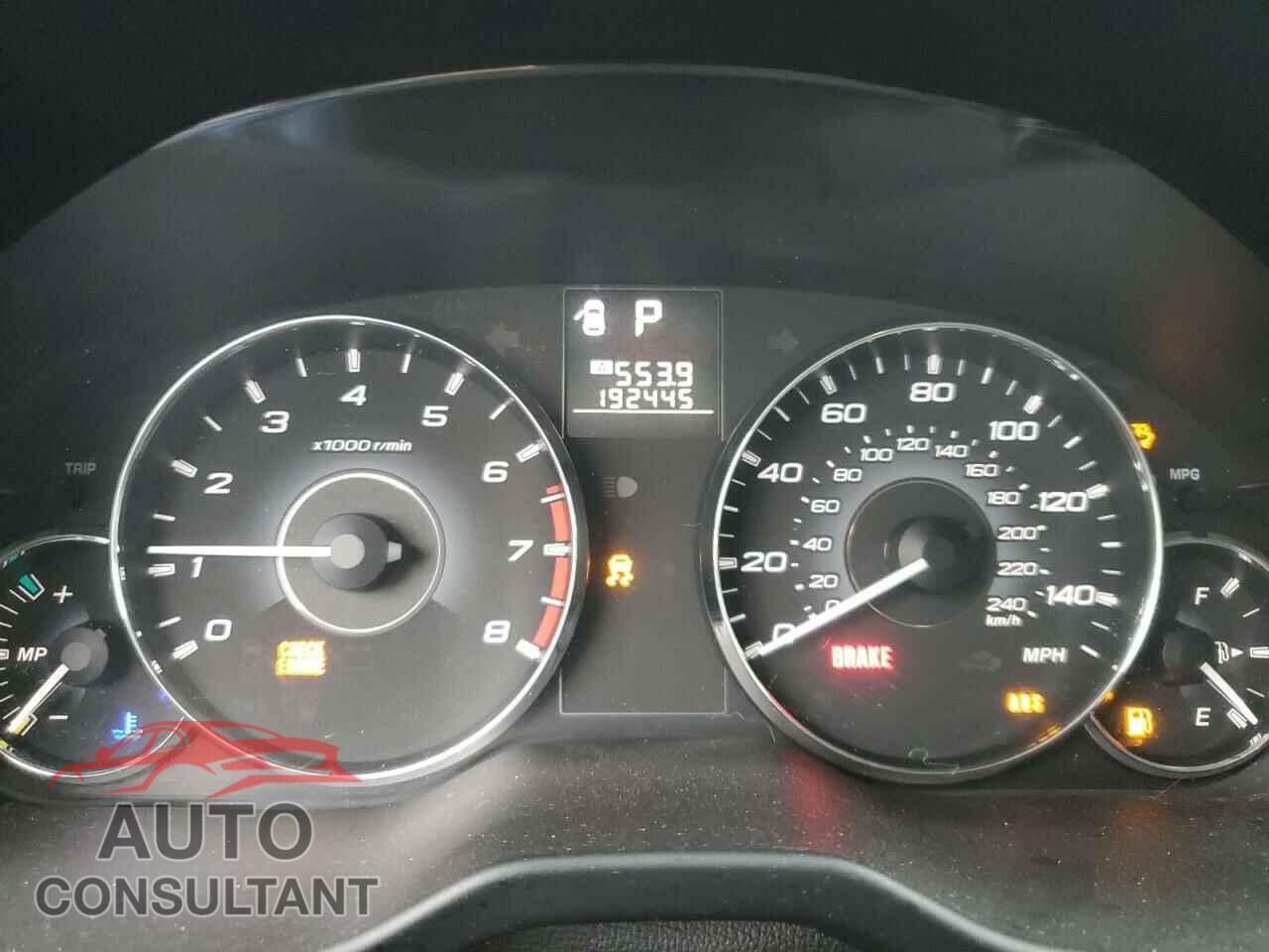 SUBARU OUTBACK 2012 - 4S4BRBLC1C3206832