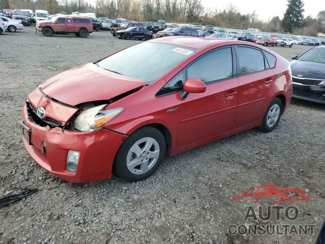 TOYOTA PRIUS 2011 - JTDKN3DU7B0288286
