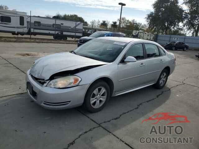 CHEVROLET IMPALA 2012 - 2G1WA5E31C1266863