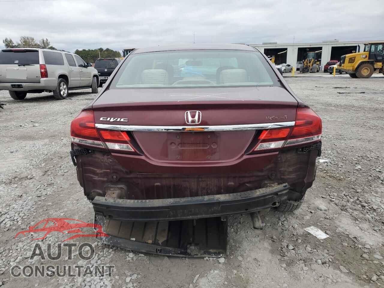 HONDA CIVIC 2013 - 19XFB2F58DE042951