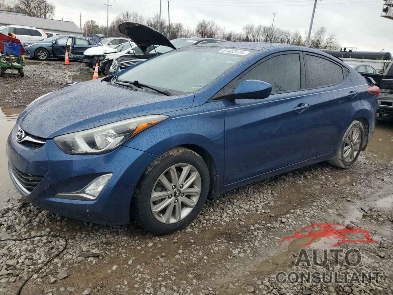 HYUNDAI ELANTRA 2015 - KMHDH4AE0FU311291