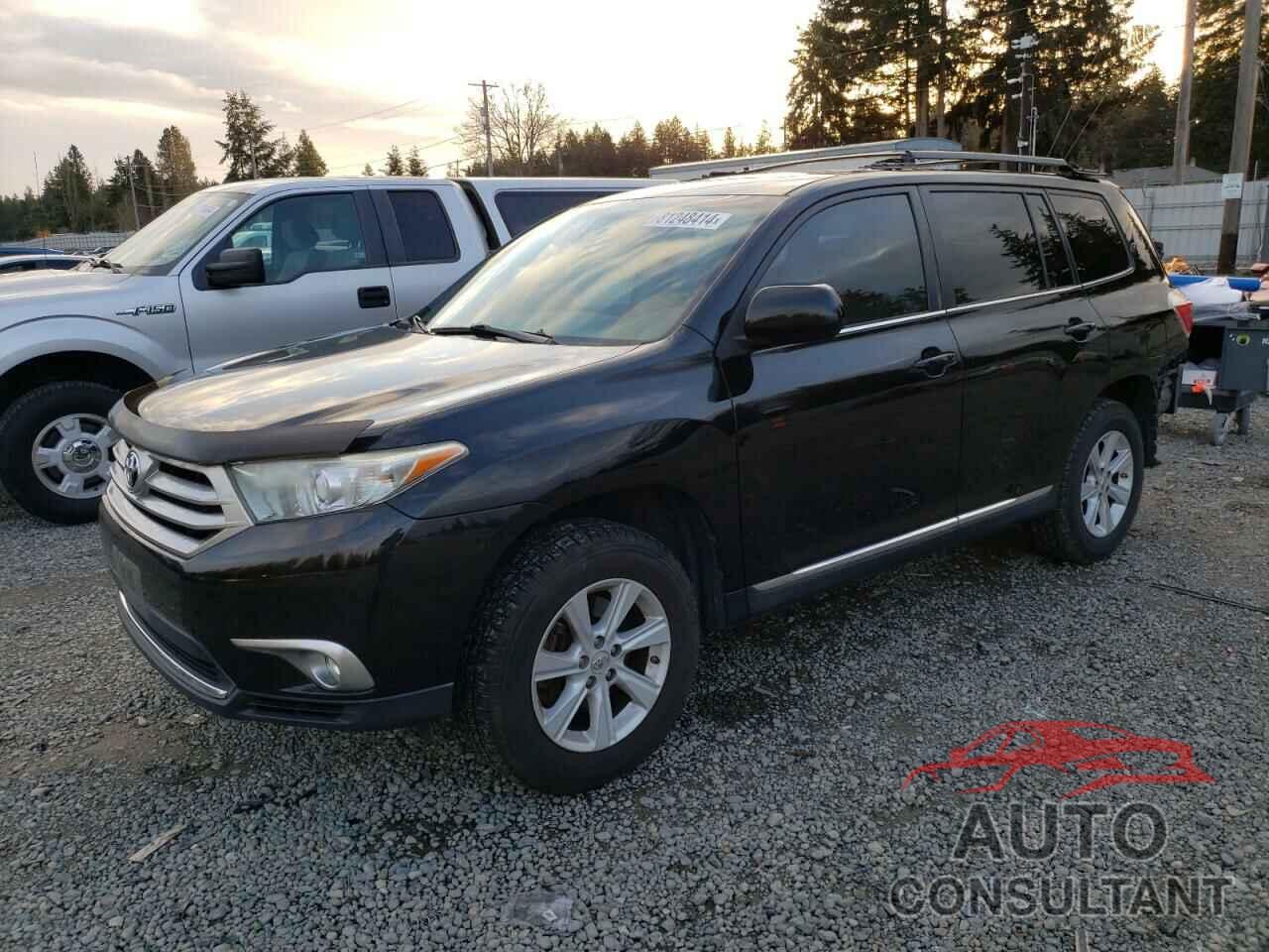 TOYOTA HIGHLANDER 2012 - 5TDBK3EH8CS162706