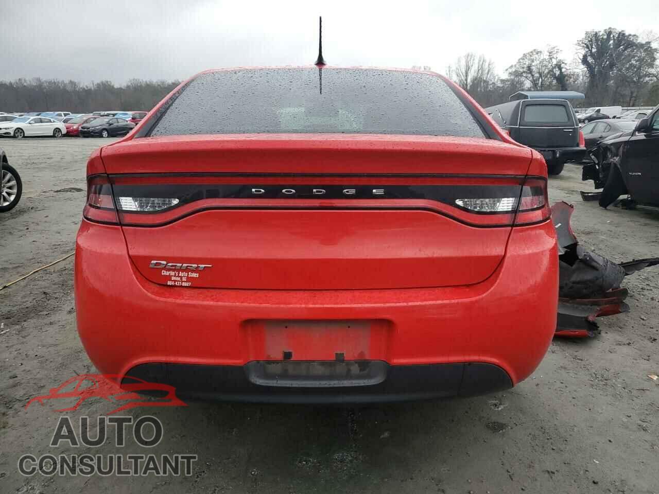DODGE DART 2016 - 1C3CDFAA5GD751002