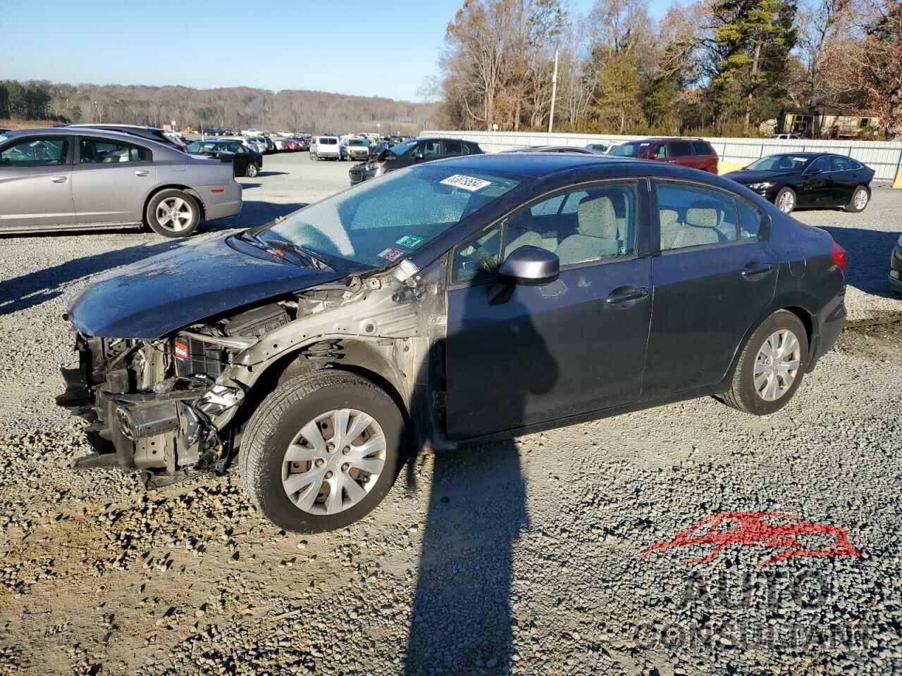 HONDA CIVIC 2012 - 2HGFB2F59CH303086