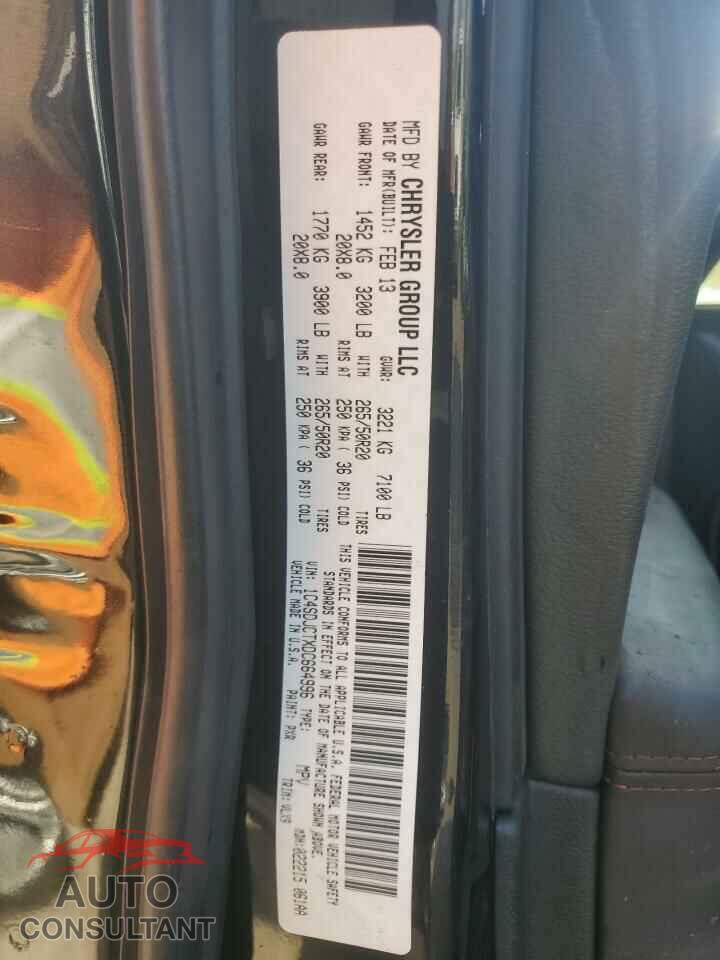 DODGE DURANGO 2013 - 1C4SDJCTXDC664996