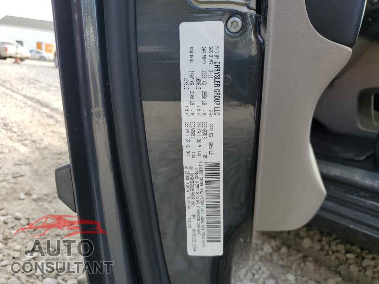DODGE CARAVAN 2011 - 2D4RN5DGXBR679638