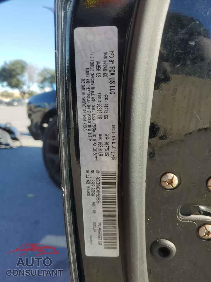 DODGE CHALLENGER 2017 - 2C3CDZAGXHH530635