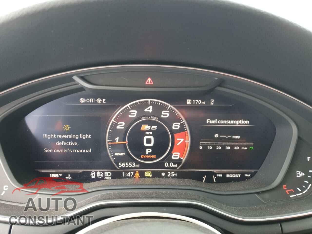 AUDI S5/RS5 2018 - WAUC4CF50JA003902