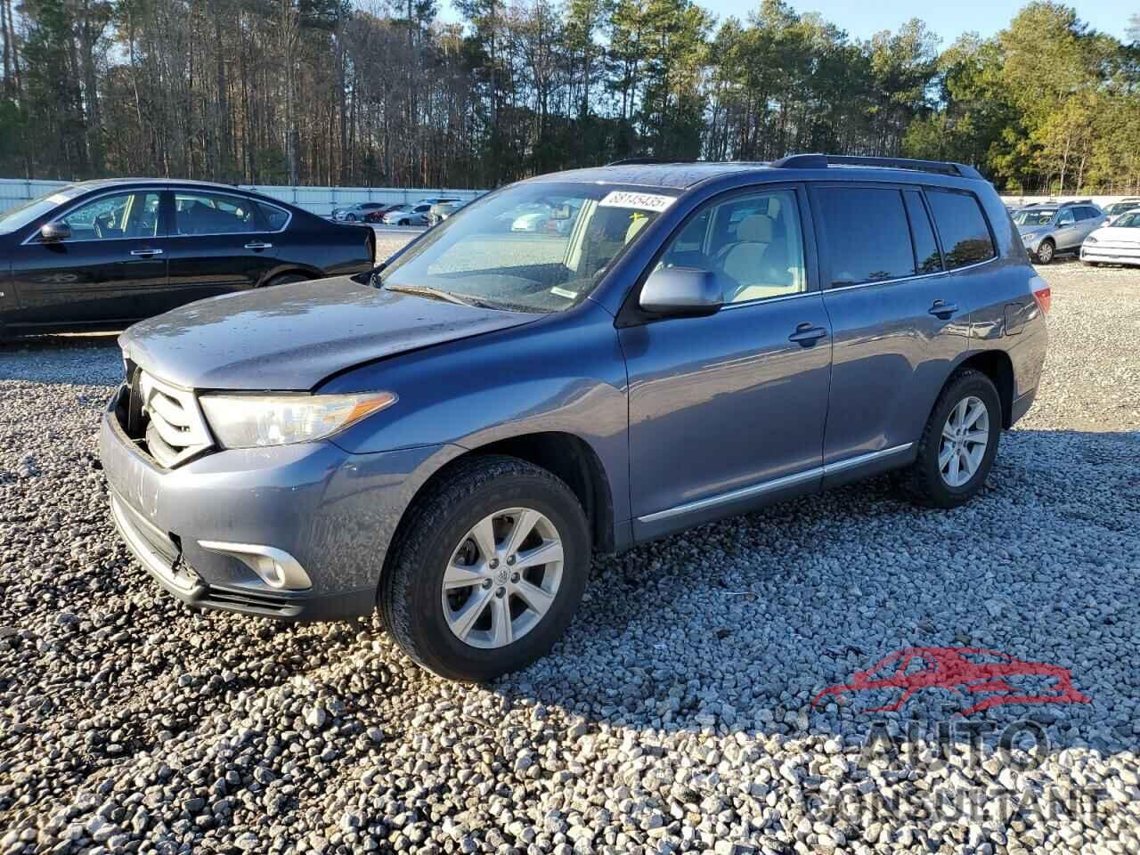 TOYOTA HIGHLANDER 2012 - 5TDBK3EH8CS127549