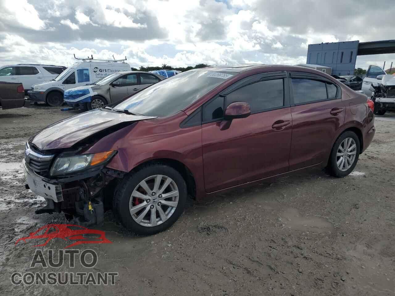 HONDA CIVIC 2012 - 19XFB2F86CE372306