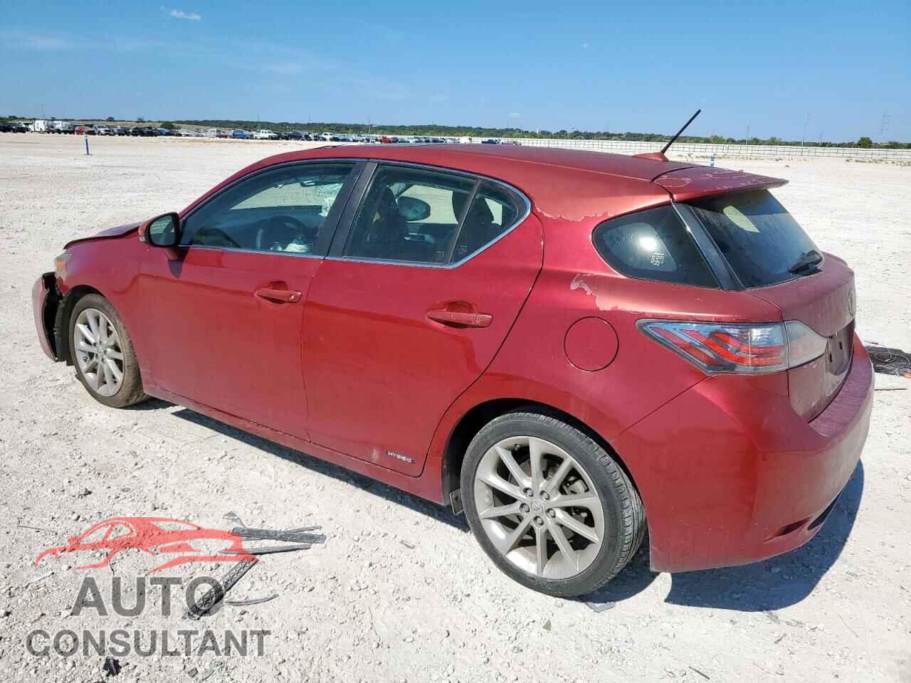 LEXUS CT 200 2013 - JTHKD5BH6D2126207