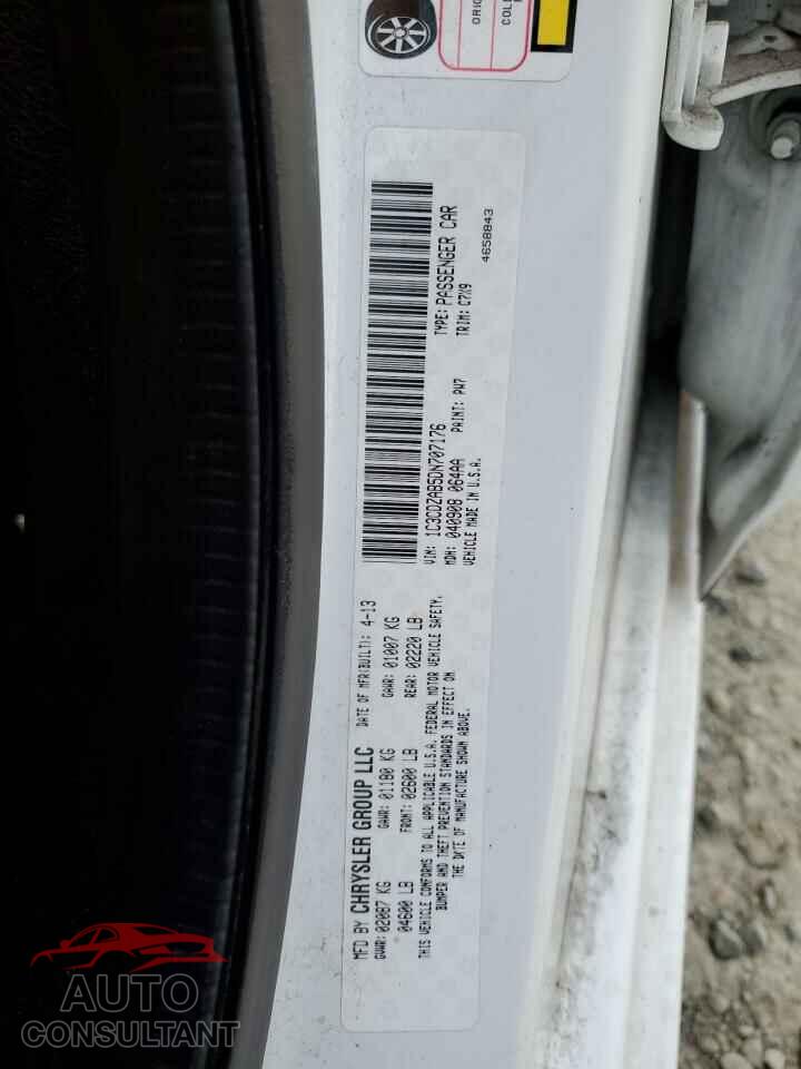 DODGE AVENGER 2013 - 1C3CDZAB5DN707176
