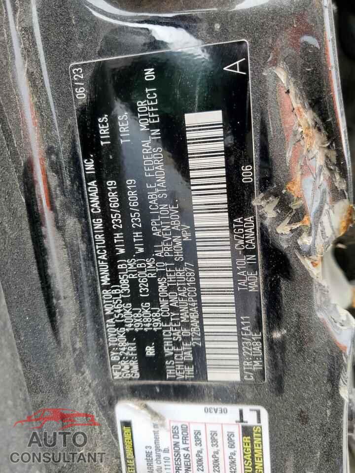 LEXUS RX350 2023 - 2T2BAMBA4PC016877