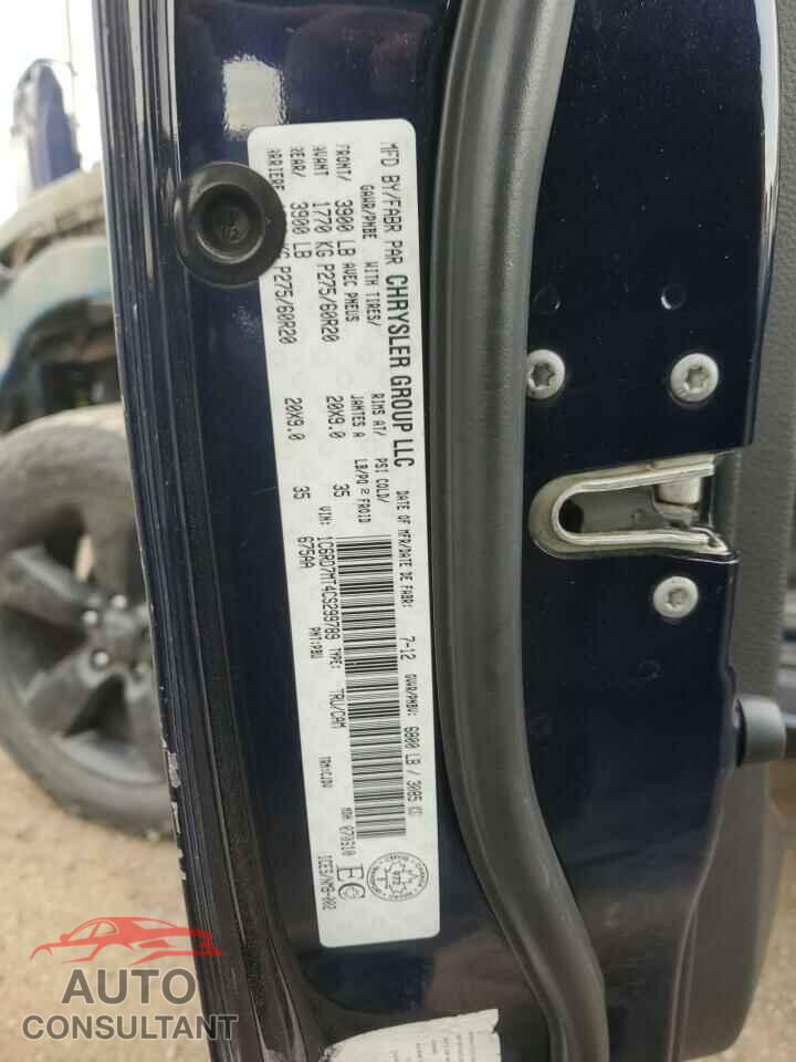 DODGE RAM 1500 2012 - 1C6RD7MT4CS299789