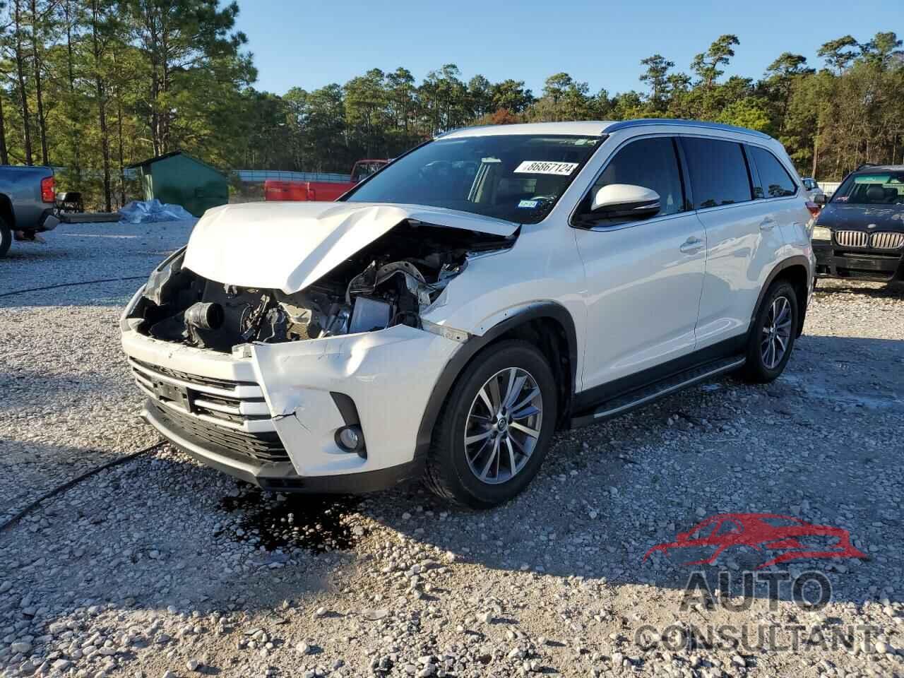 TOYOTA HIGHLANDER 2019 - 5TDKZRFH1KS552431