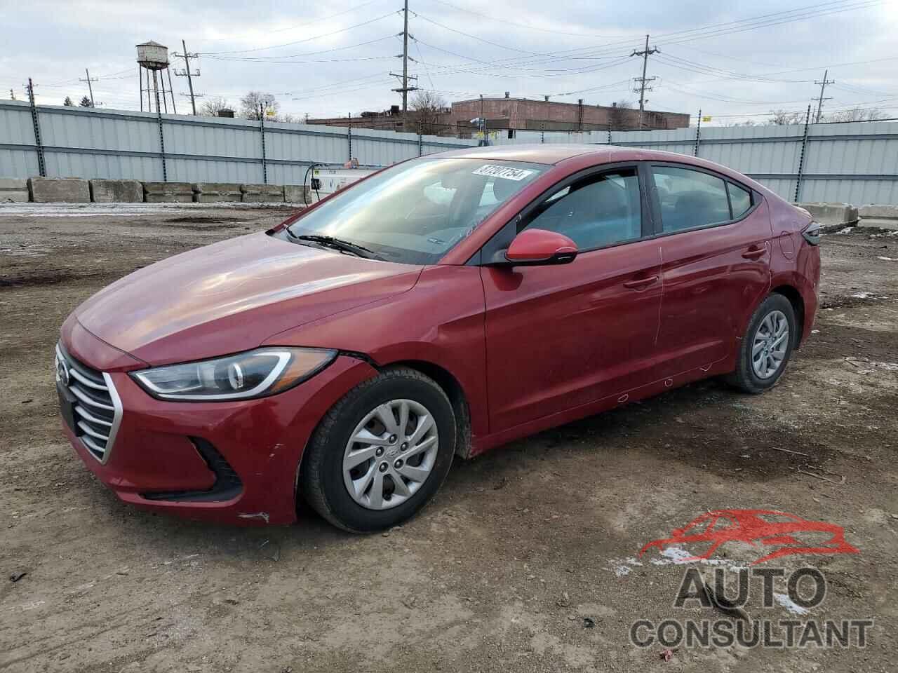 HYUNDAI ELANTRA 2018 - KMHD74LF4JU451362