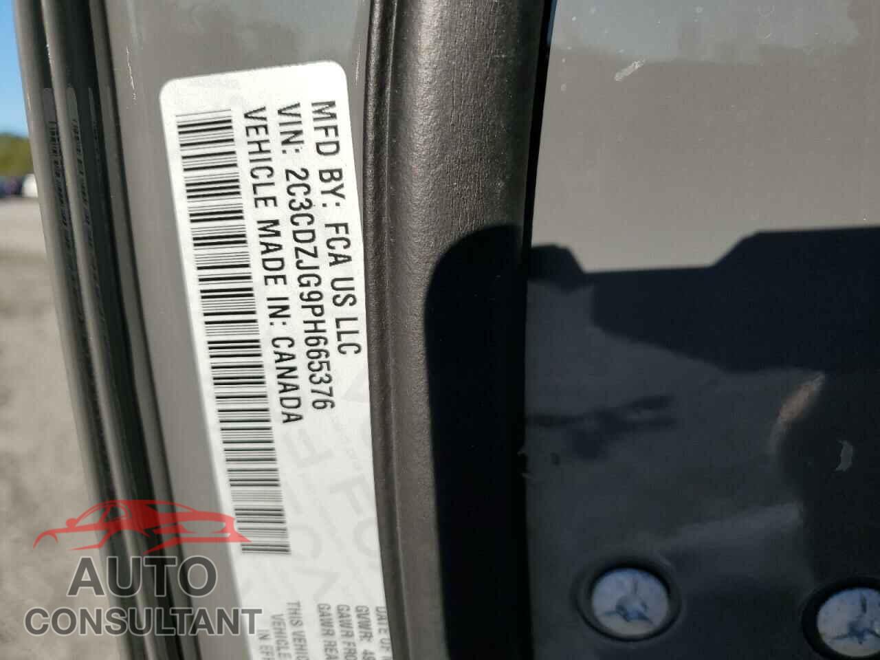 DODGE CHALLENGER 2023 - 2C3CDZJG9PH665376