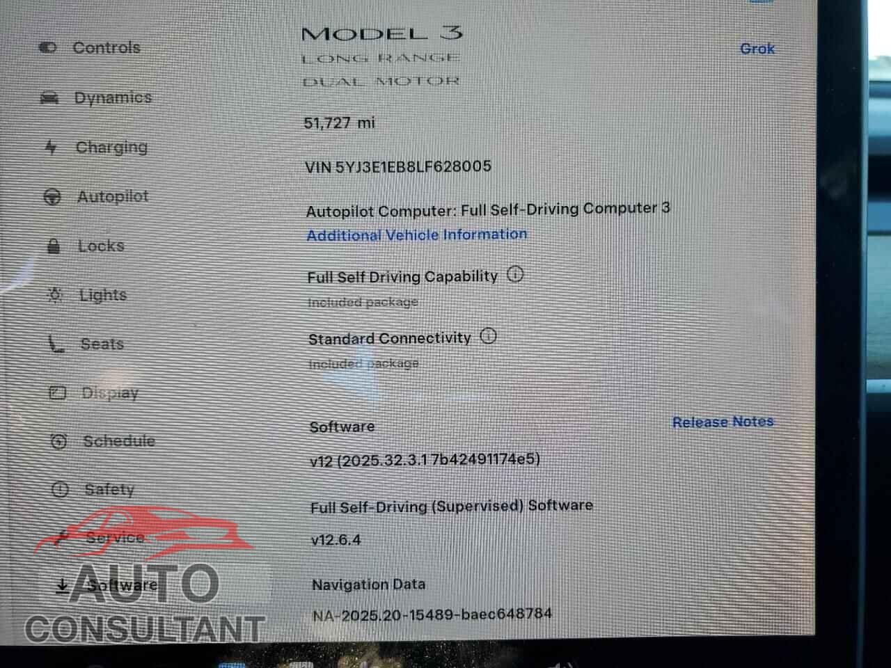 TESLA MODEL 3 2020 - 5YJ3E1EB8LF628005