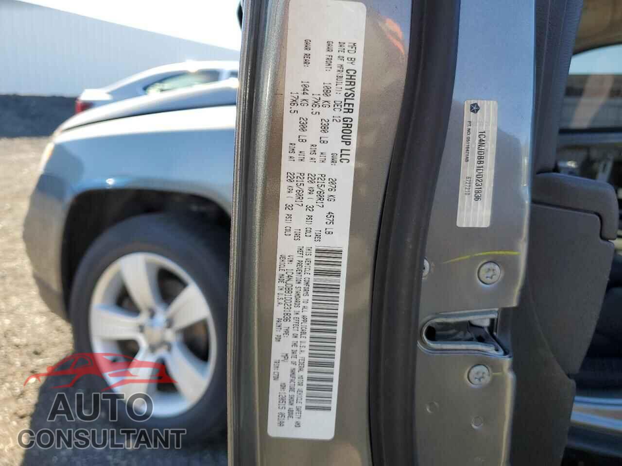 JEEP COMPASS 2013 - 1C4NJDBB1DD231836