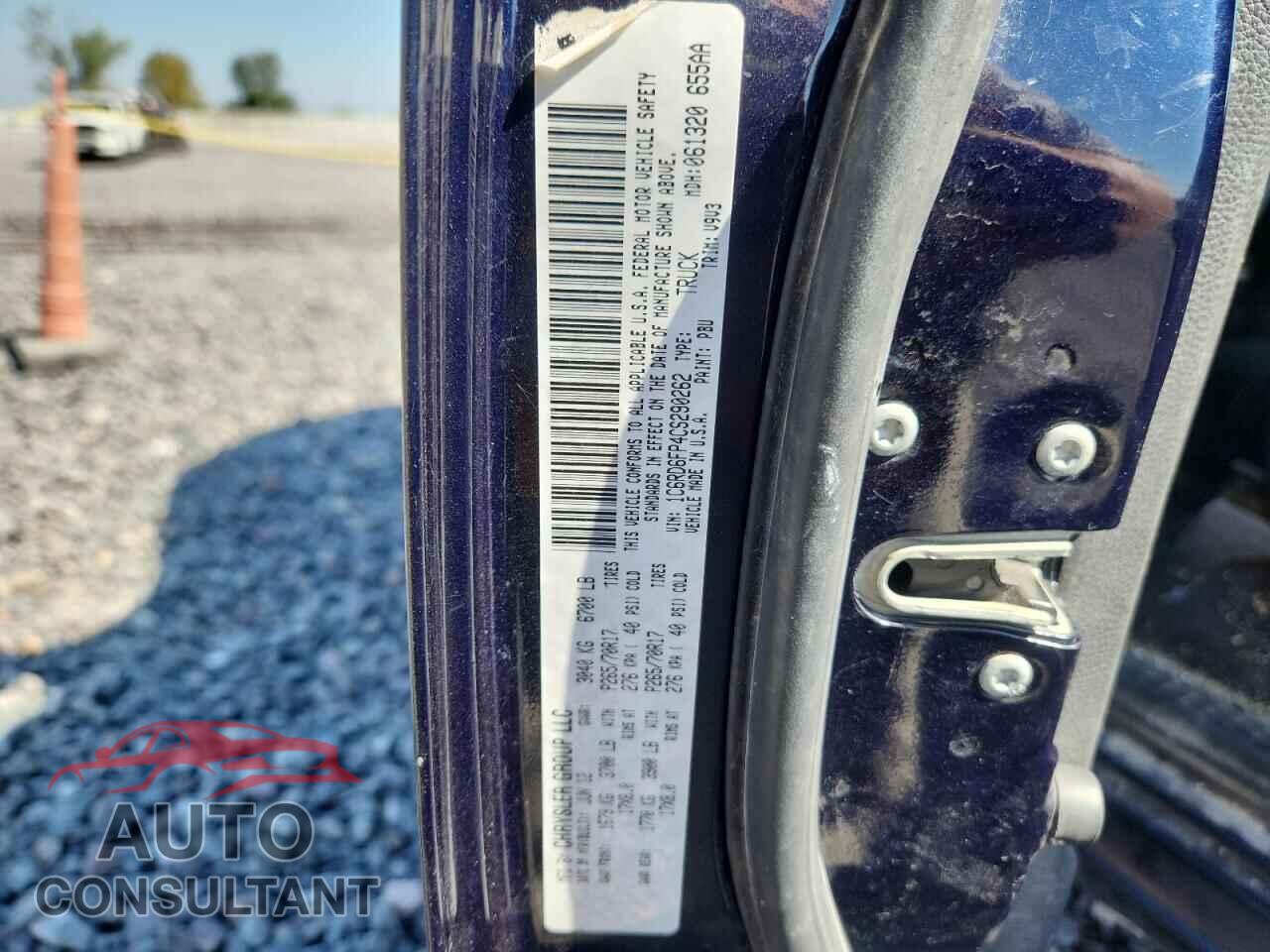DODGE RAM 1500 2012 - 1C6RD6FP4CS290262