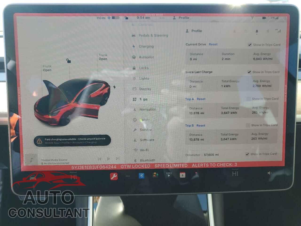 TESLA MODEL 3 2018 - 5YJ3E1EB3JF064244