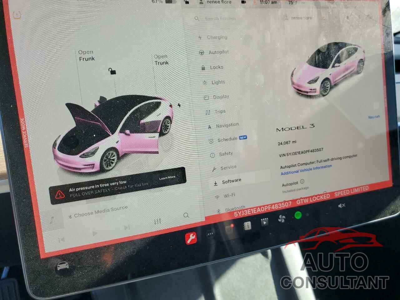 TESLA MODEL 3 2023 - 5YJ3E1EA0PF483507