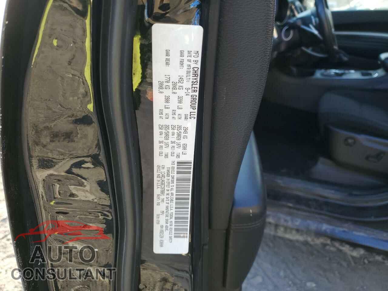 DODGE DURANGO 2014 - 1C4RDJAG8EC978801