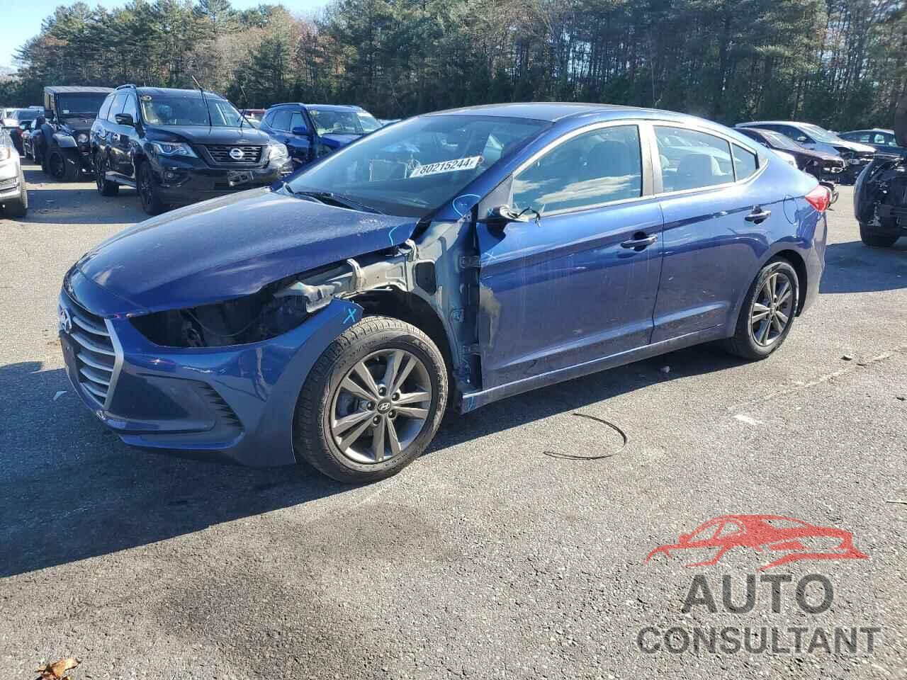 HYUNDAI ELANTRA 2018 - 5NPD84LF4JH233207