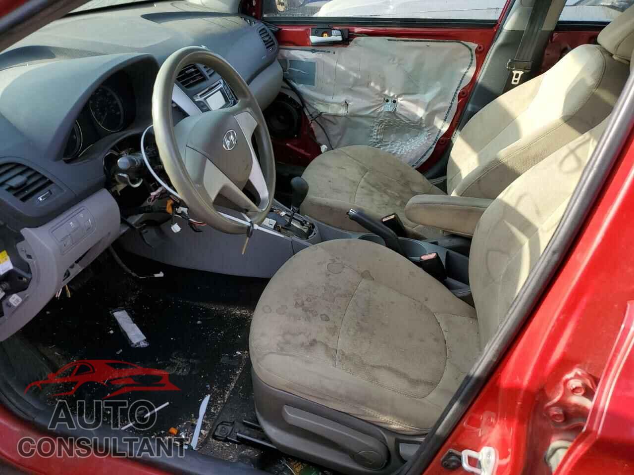 HYUNDAI ACCENT 2013 - KMHCT5AE9DU093638