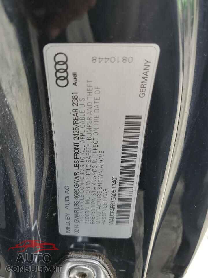 AUDI A5 2014 - WAUCFAFR7EA053140