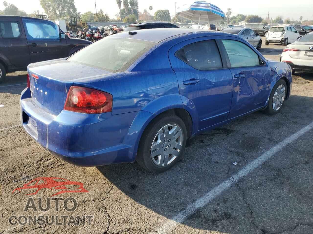 DODGE AVENGER 2012 - 1C3CDZAB4CN275436