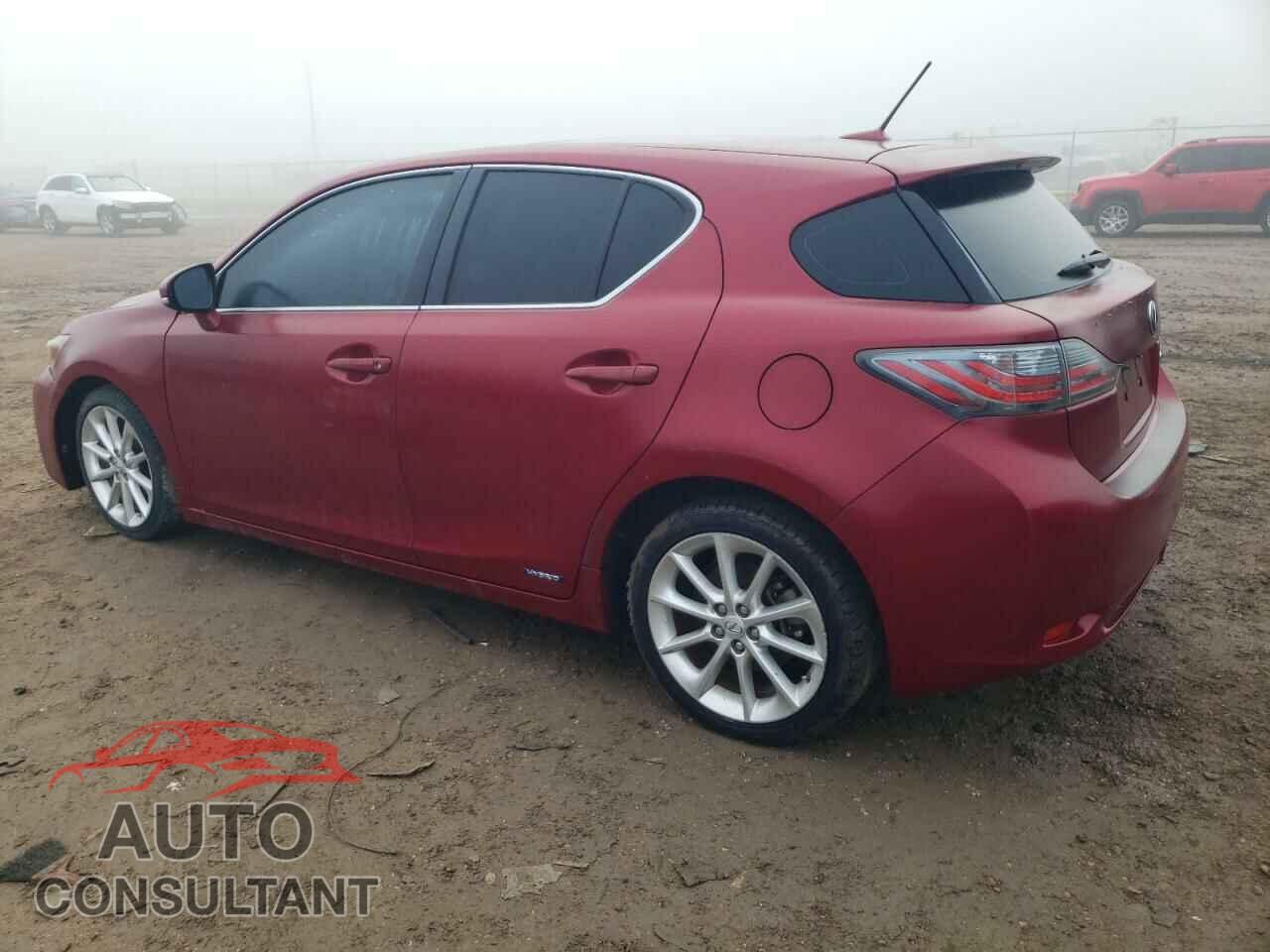 LEXUS CT 200 2012 - JTHKD5BH5C2097202