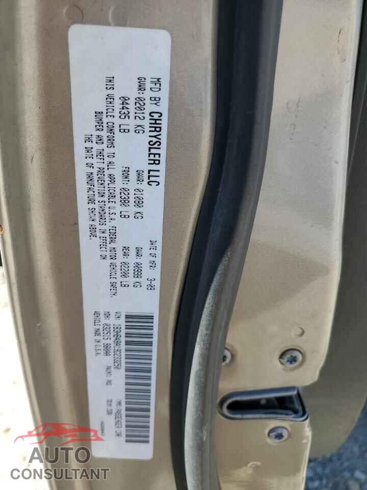 DODGE CALIBER 2009 - 1B3HB48A19D233250