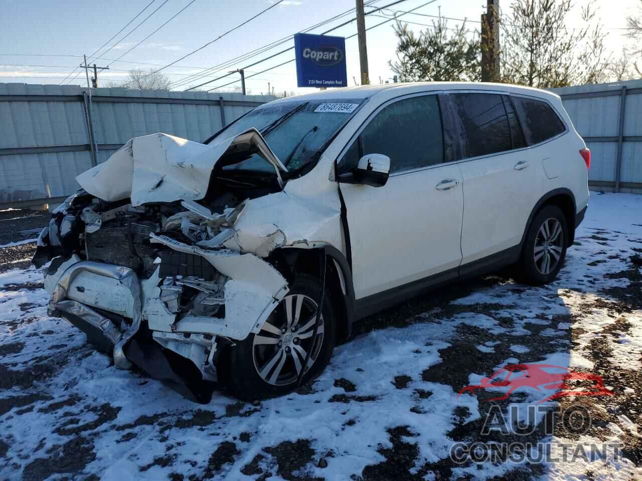 HONDA PILOT 2016 - 5FNYF6H7XGB034934