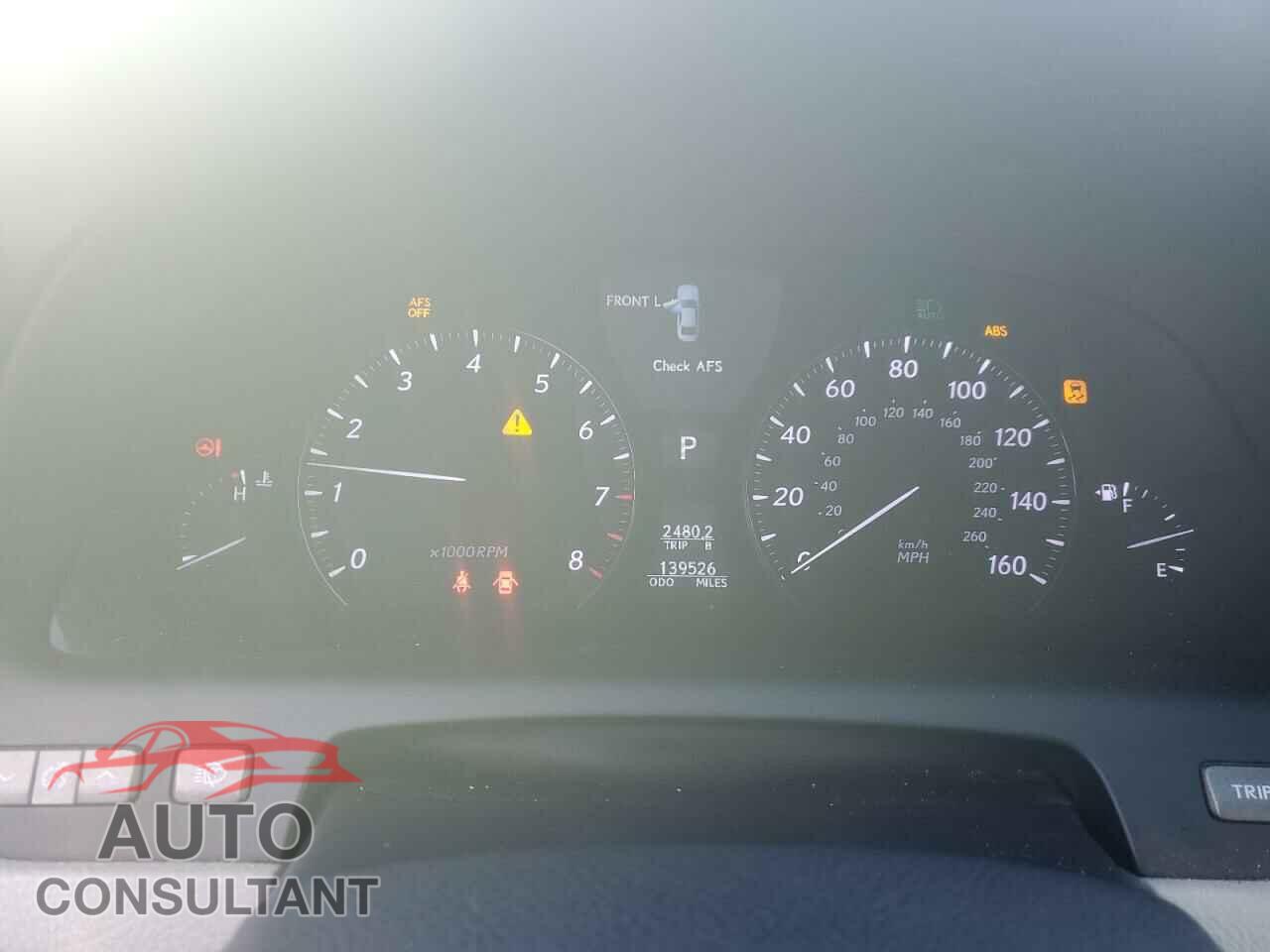 LEXUS LS460 2012 - JTHDL5EF3C5004097