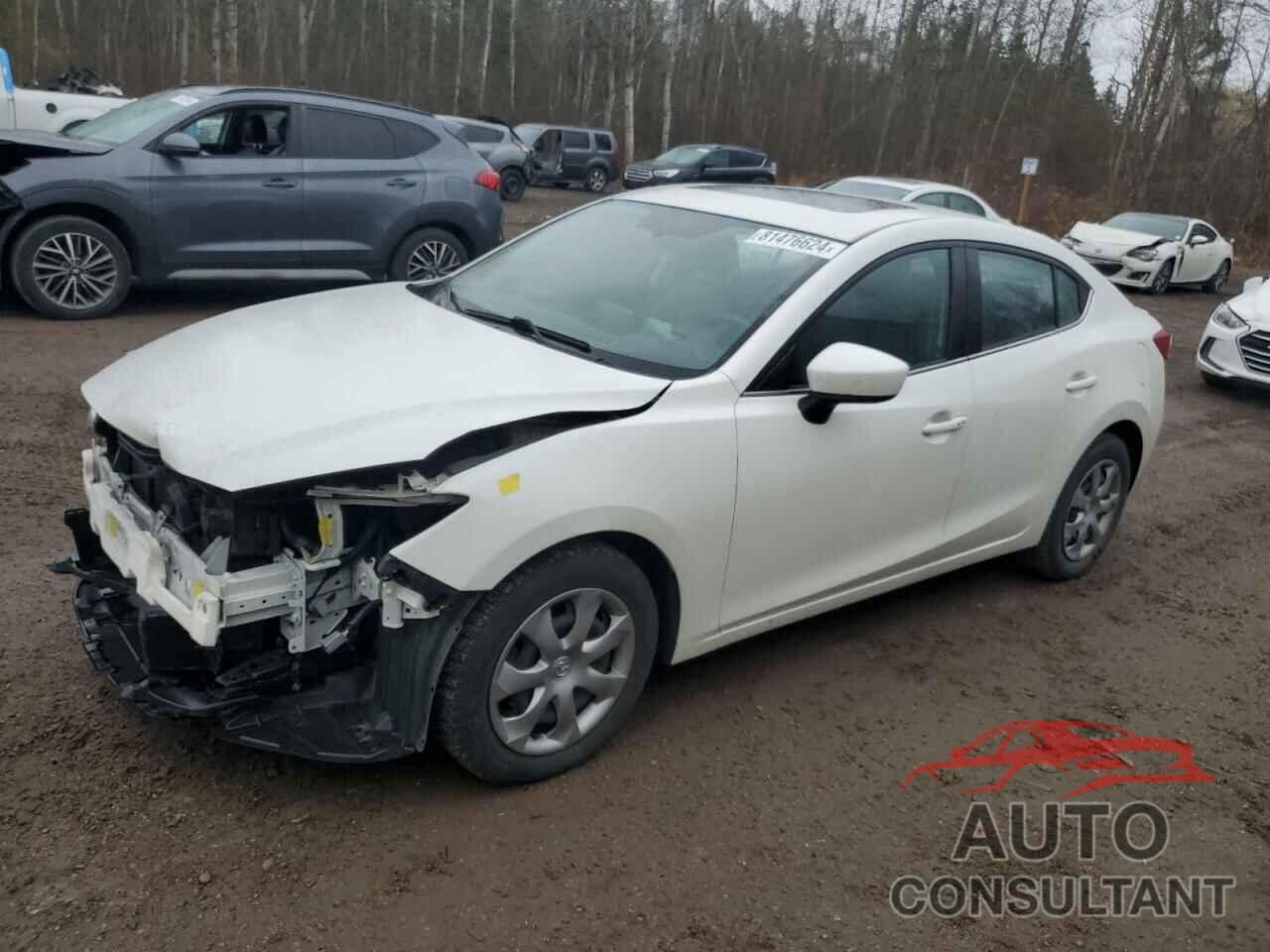 MAZDA 3 2016 - JM1BM1W31G1278740