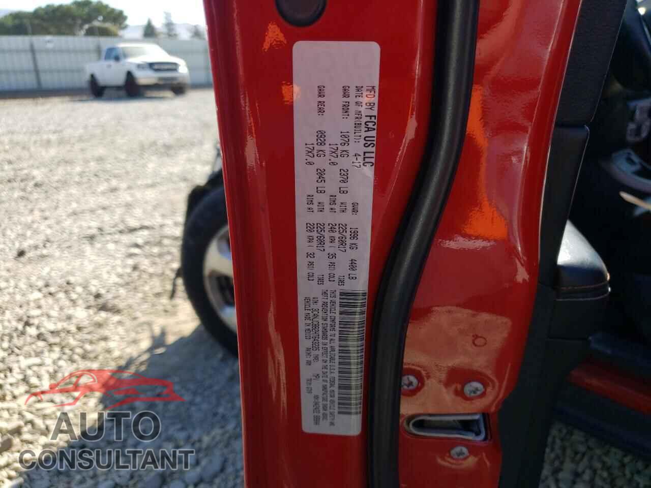 JEEP COMPASS 2017 - 3C4NJCBB2HT643225