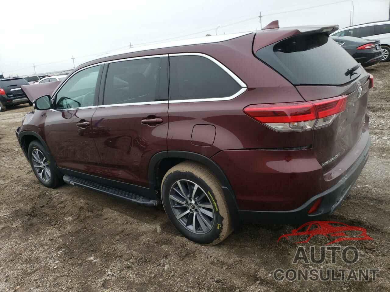 TOYOTA HIGHLANDER 2019 - 5TDJZRFH3KS716886