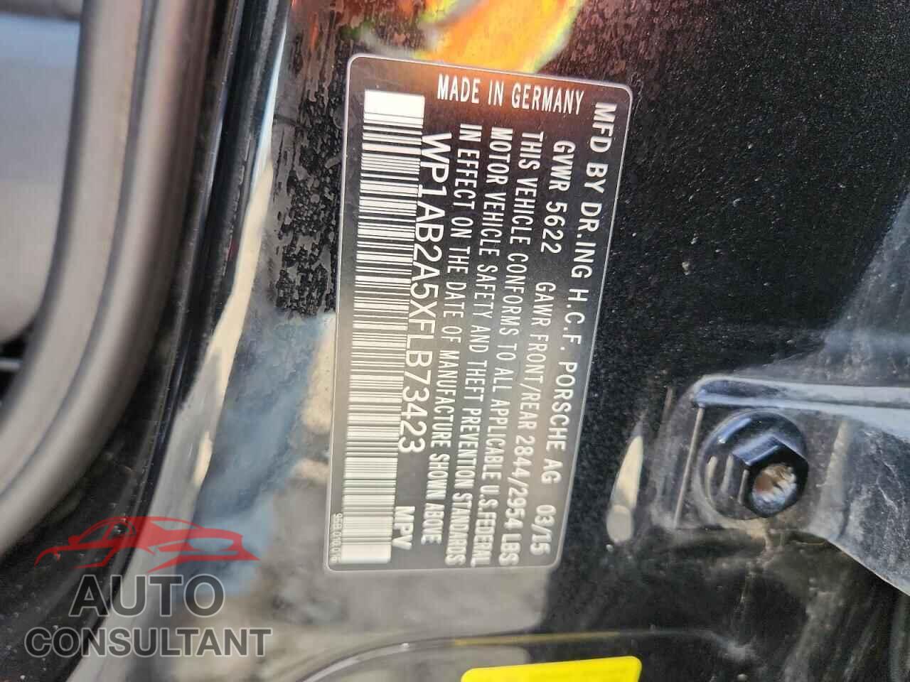 PORSCHE MACAN 2015 - WP1AB2A5XFLB73423