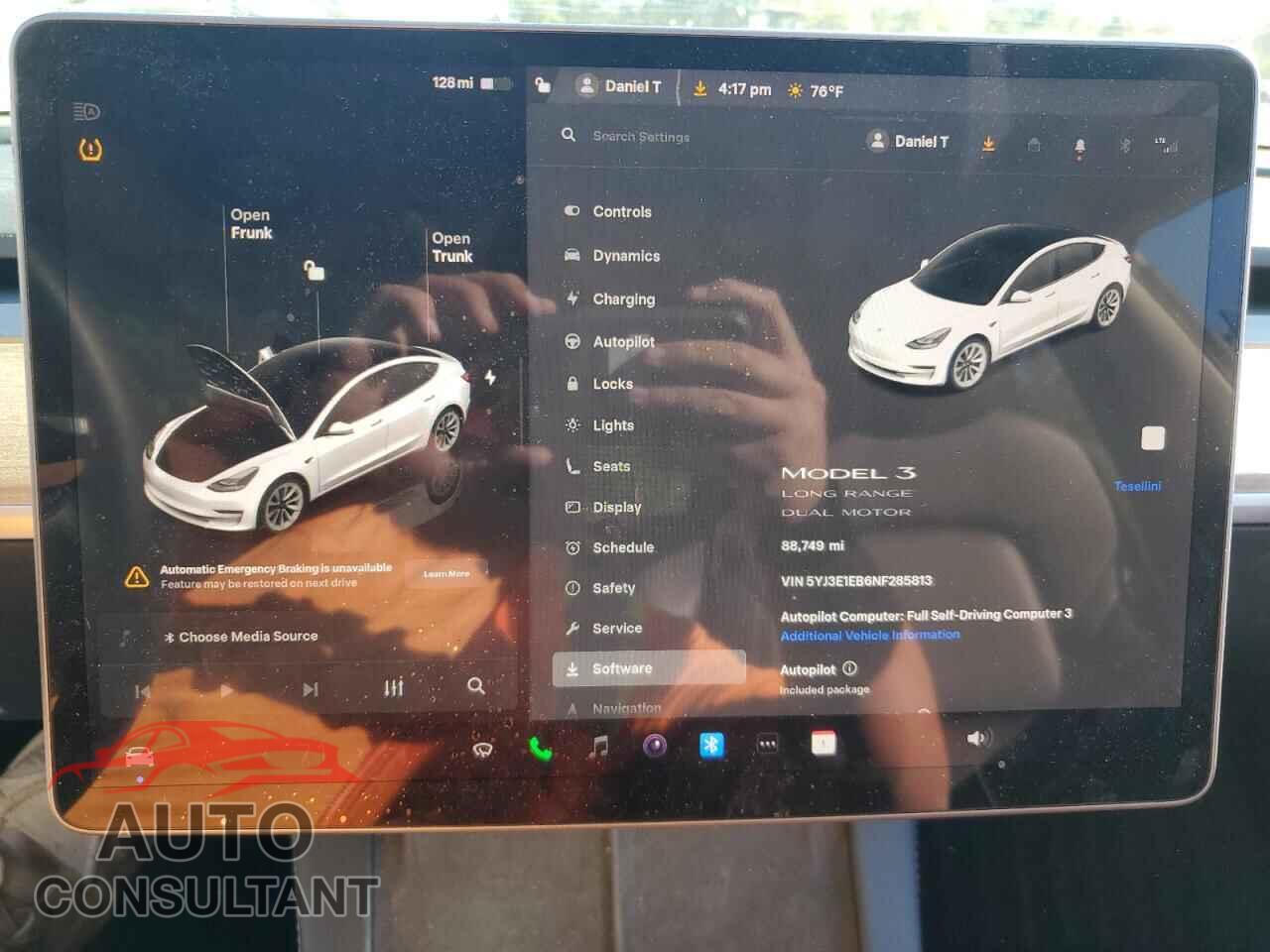 TESLA MODEL 3 2022 - 5YJ3E1EB6NF285813