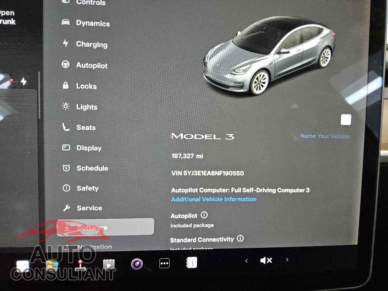 TESLA MODEL 3 2022 - 5YJ3E1EA8NF190550