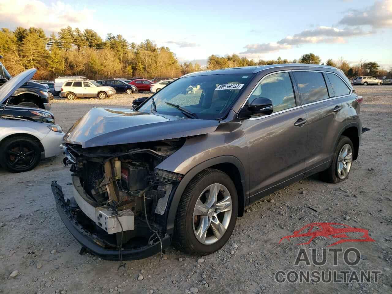 TOYOTA HIGHLANDER 2016 - 5TDDKRFH8GS306738