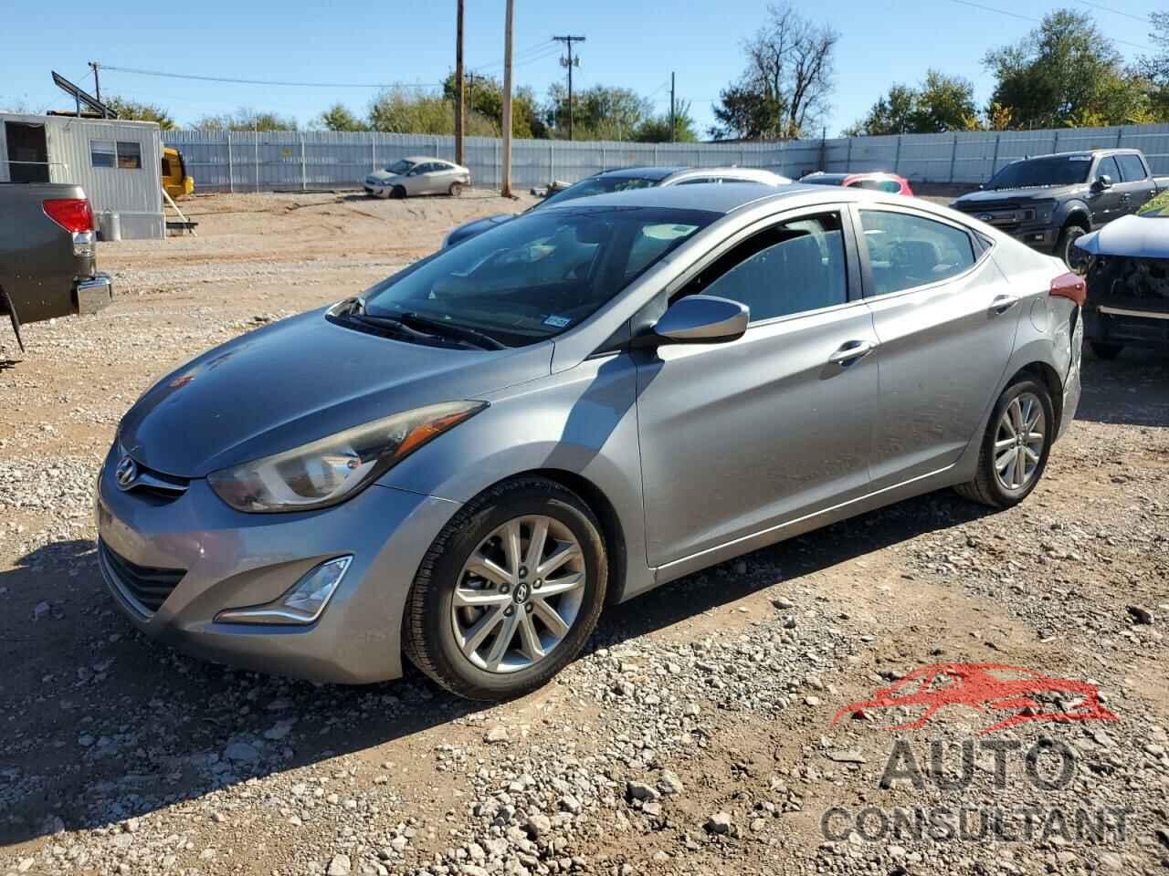 HYUNDAI ELANTRA 2014 - KMHDH4AE5EU151925