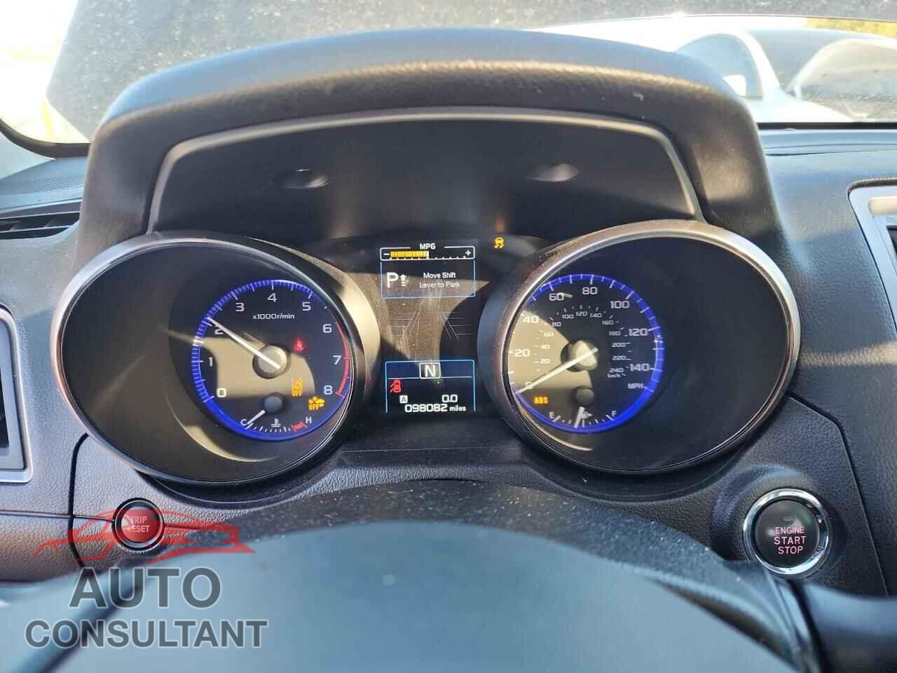 SUBARU OUTBACK 2016 - 4S4BSBNC4G3235166