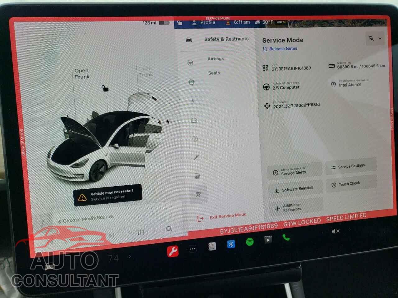 TESLA MODEL 3 2018 - 5YJ3E1EA9JF161889